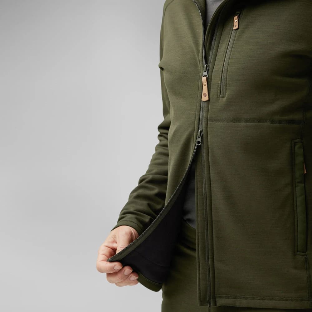 Keb Fleece Hoodie M Deep Forest, view: 5