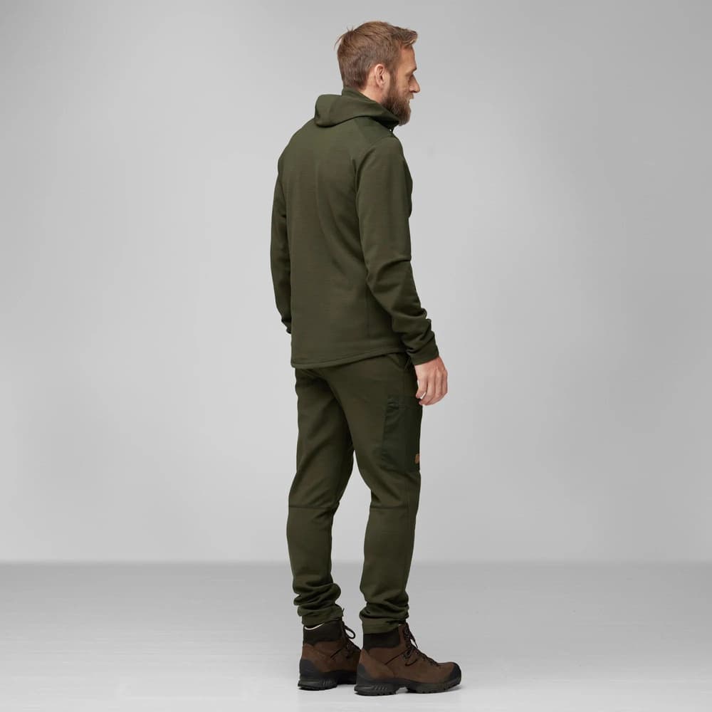 Keb Fleece Hoodie M Deep Forest, view: 3