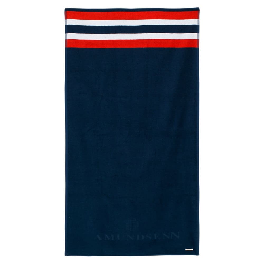 Aqua Beach Towel Faded Navy, view: 0