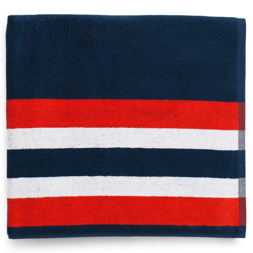 Aqua Beach Towel Faded Navy, view: 2