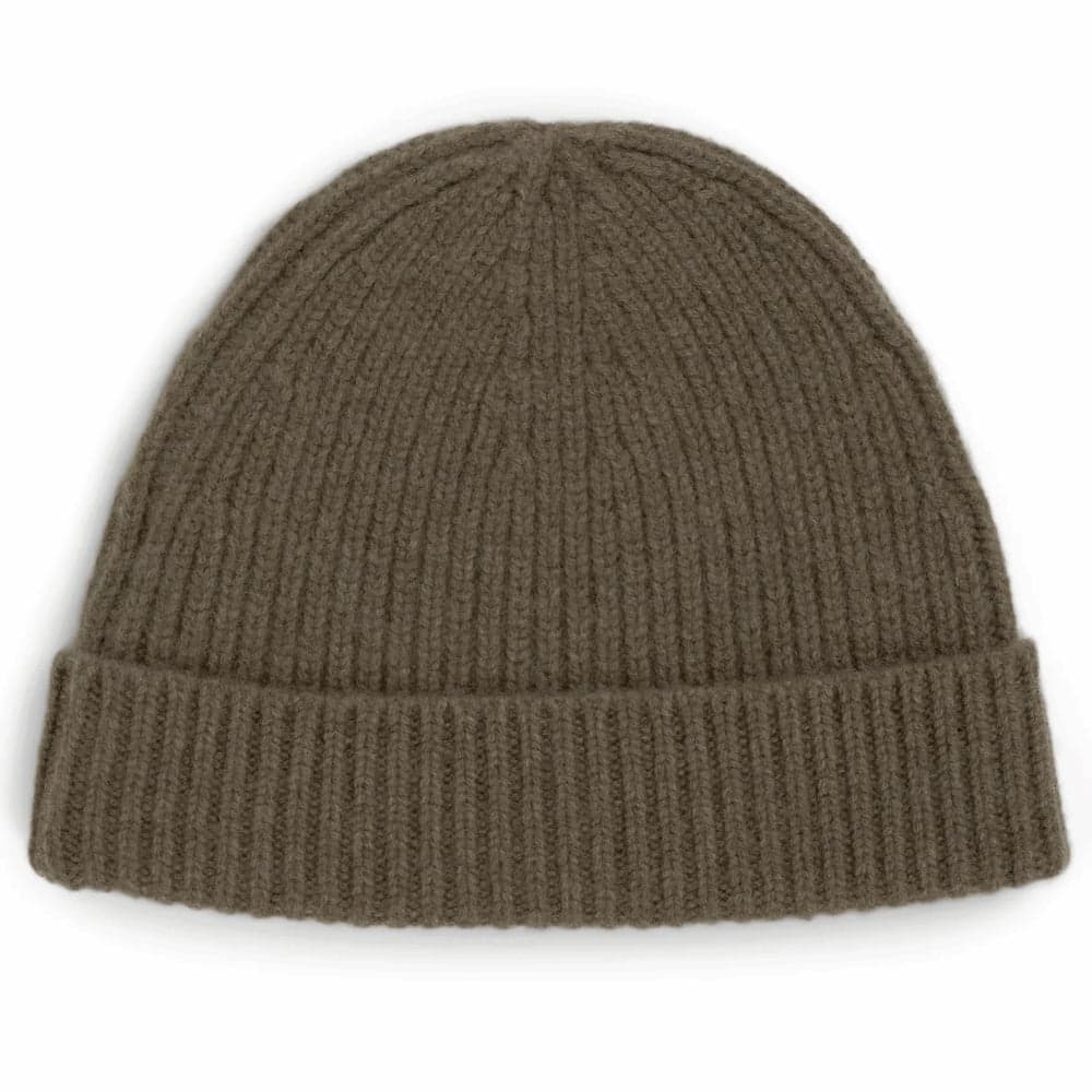 Cashmere Beanie Faded Hunter Green, view: 1