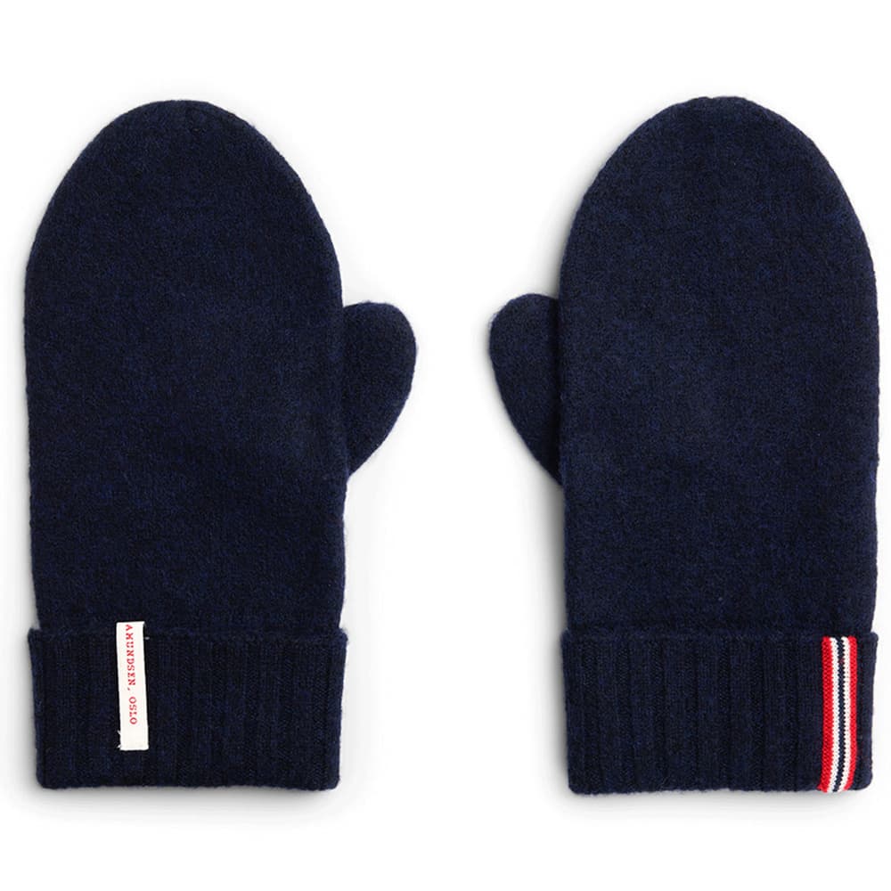 Boiled Mittens Faded Navy, view: 0