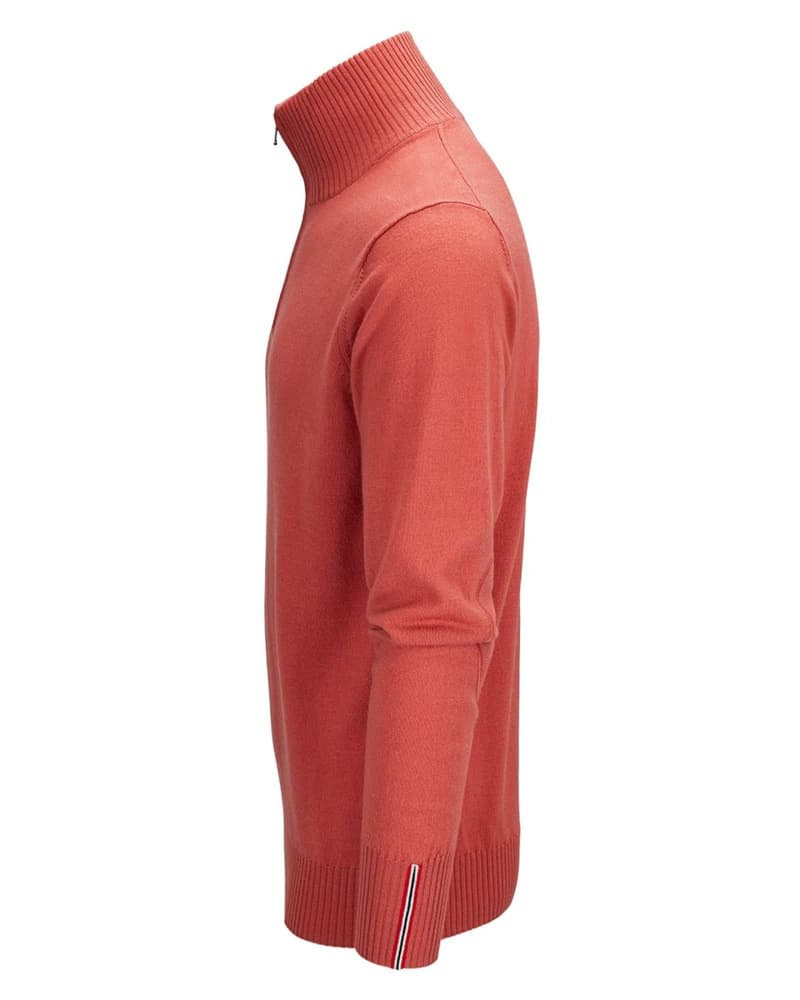 Peak Half Zip Mens Weathered Red, view: 2