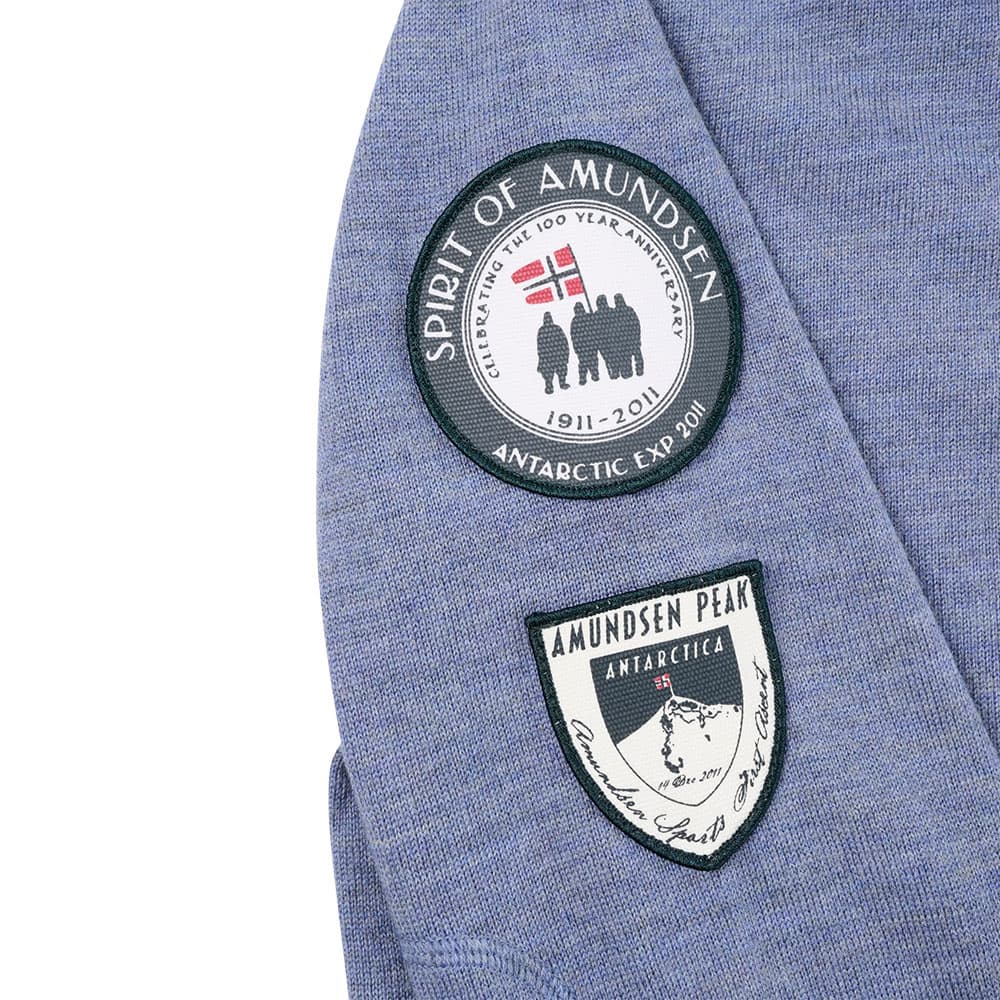 Peak Half Zip Denim Blue, view: 3
