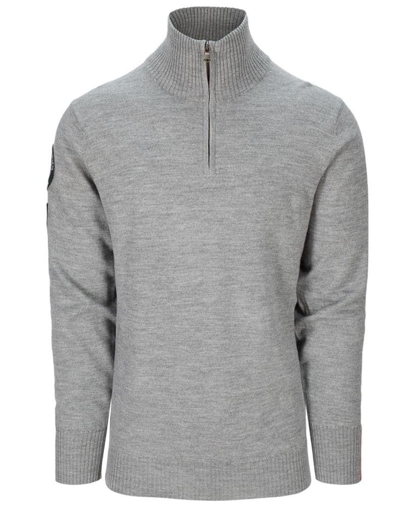 Peak Half Zip Mens Light Grey, view: 0