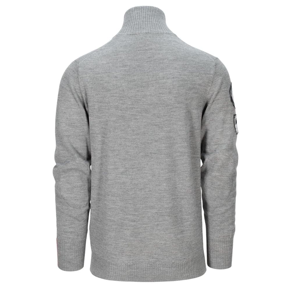 Peak Half Zip Mens Light Grey, view: 4