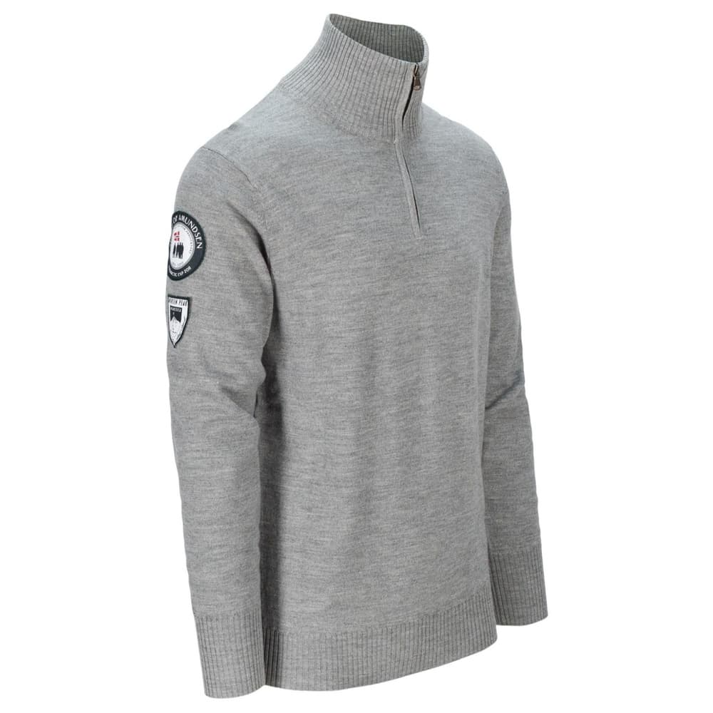 Peak Half Zip Mens Light Grey, view: 1