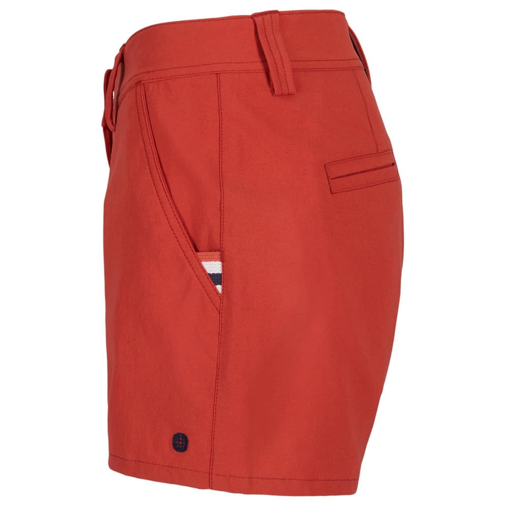 6Incher Deck Shorts Womens Red Clay, view: 2