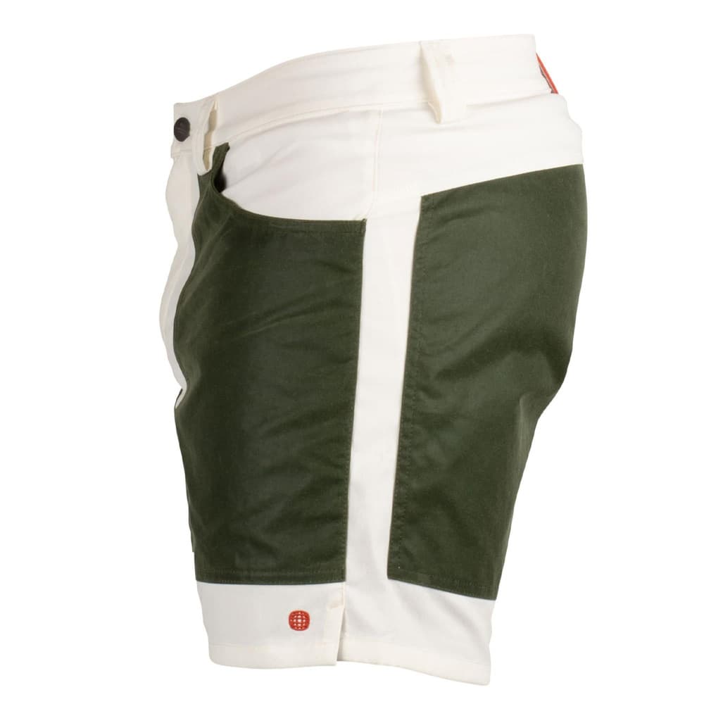 7Incher Field Shorts Mens Offwhite/Green, view: 3