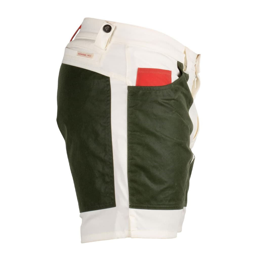 7Incher Field Shorts Mens Offwhite/Green, view: 4