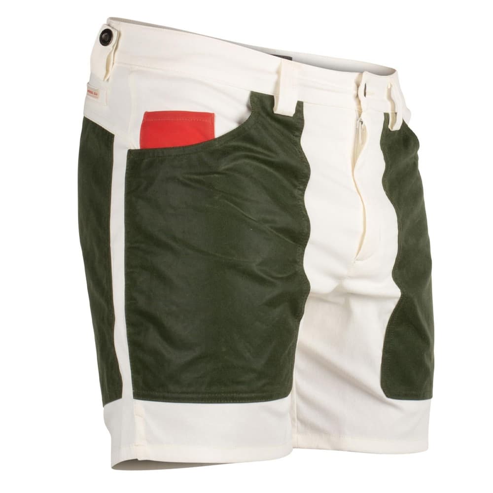 7Incher Field Shorts Mens Offwhite/Green, view: 5