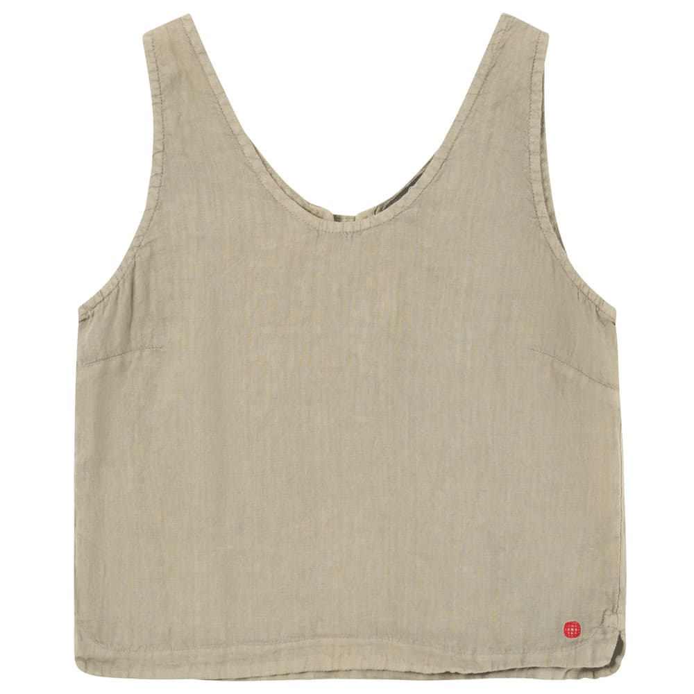 Safari Linen Top Womens Olive Ash, view: 2