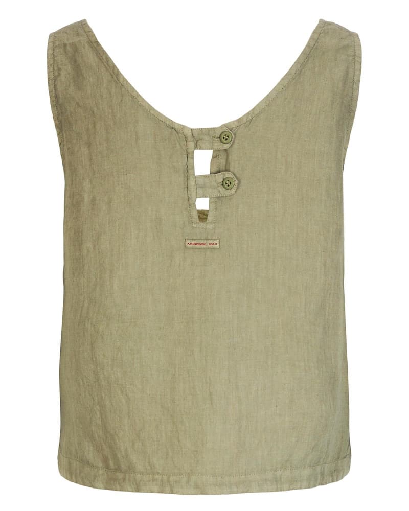 Safari Linen Top Womens Olive Ash, view: 3