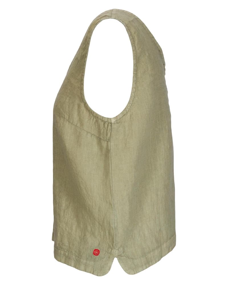 Safari Linen Top Womens Olive Ash, view: 1