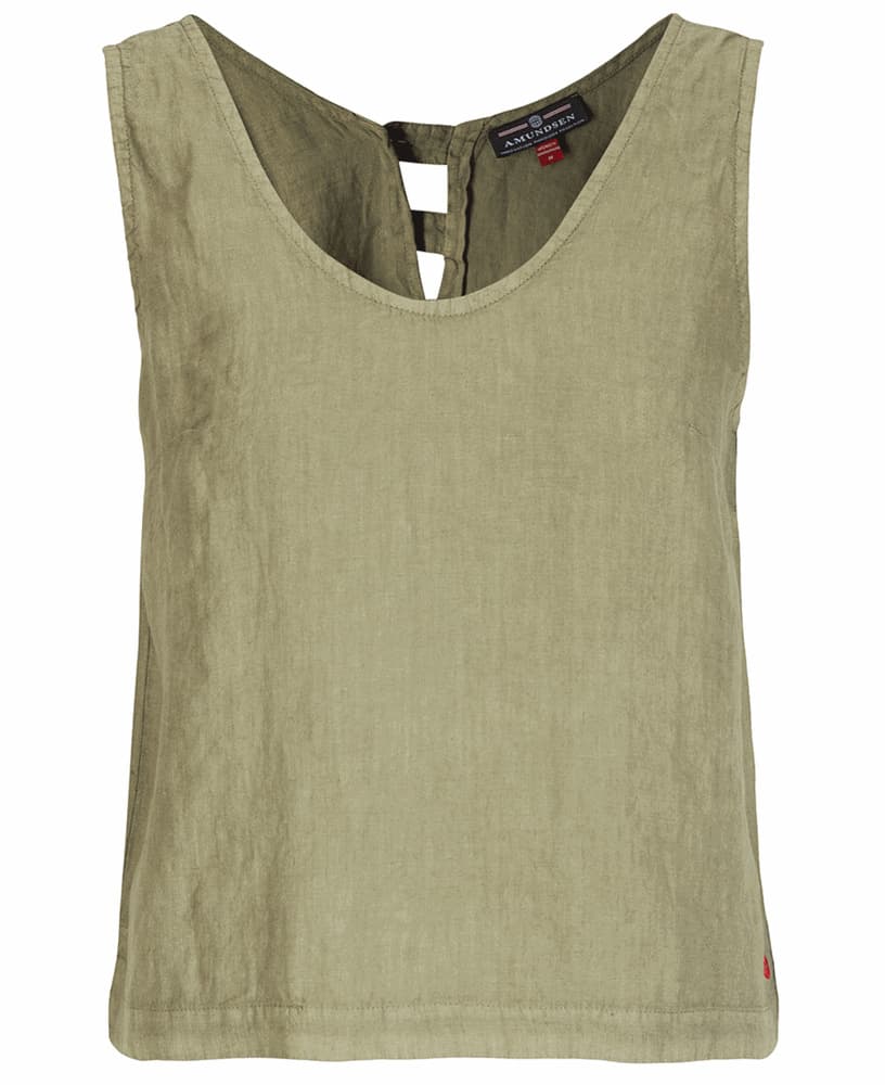Safari Linen Top Womens Olive Ash, view: 0