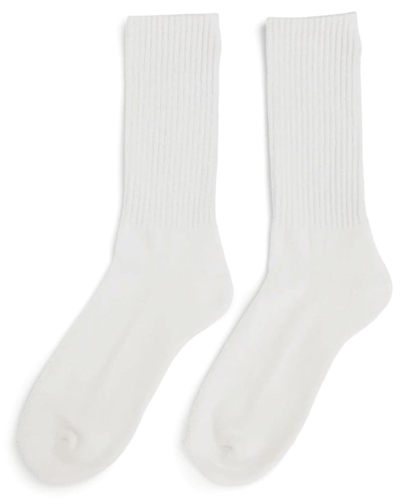 Oslo Crew Socks White/White, view: 0