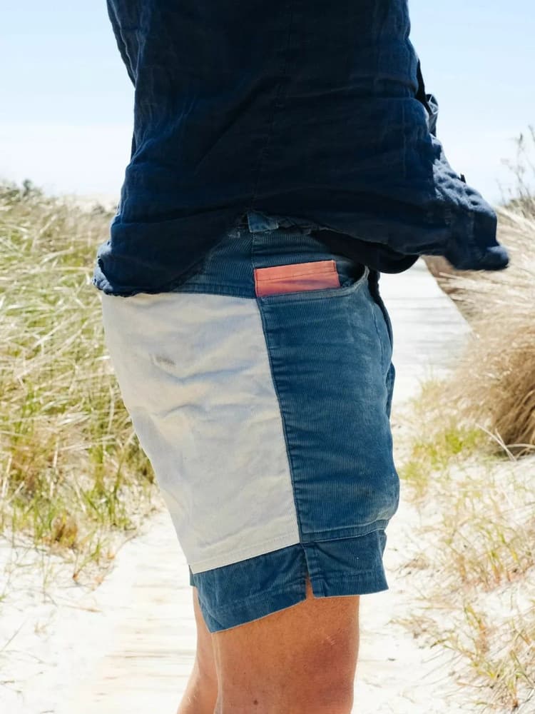 7Incher Concord Shorts Mens Natural/Stormy Blue, view: 2