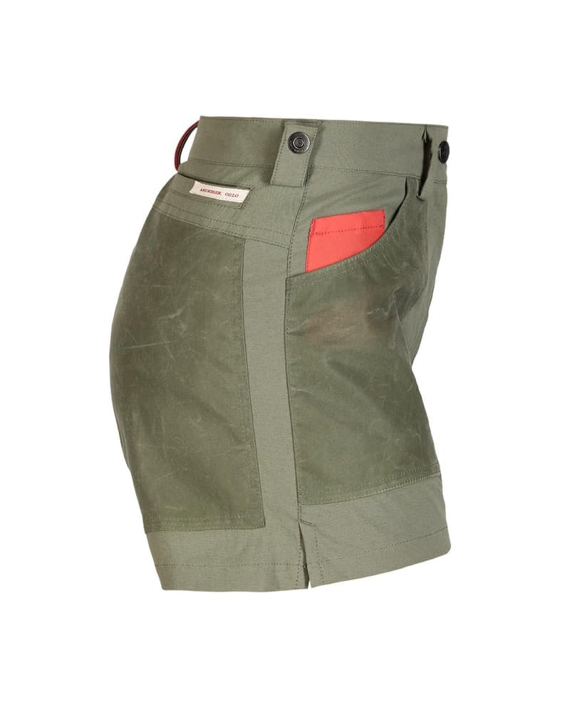 5Incher Field Shorts Womens Blue Surf/Olive Ash, view: 3