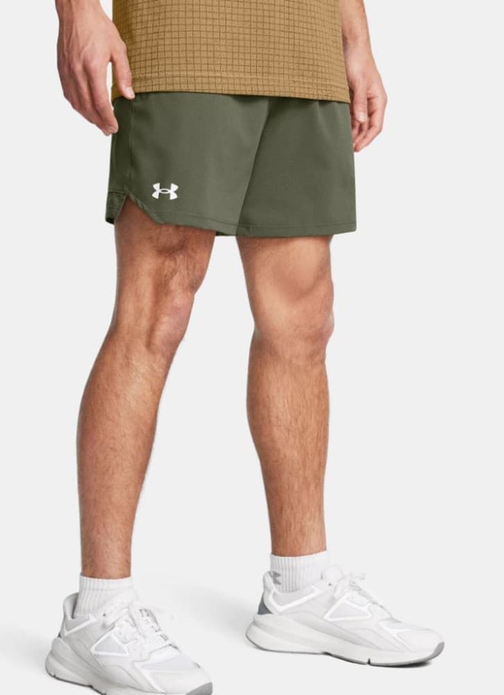 UA Vanish Woven 6in Shorts Marine Od Green, view: 2