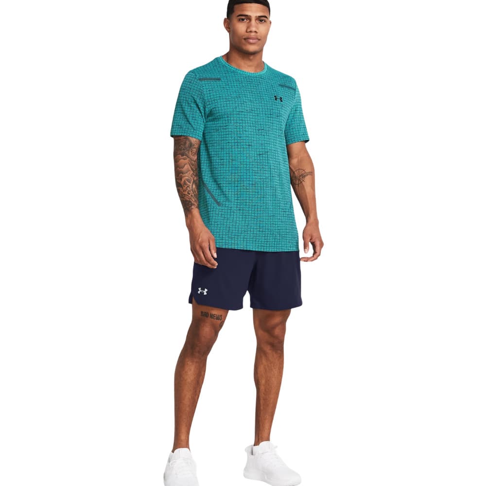 UA Vanish Woven 6in Shorts Midnight Navy, view: 5
