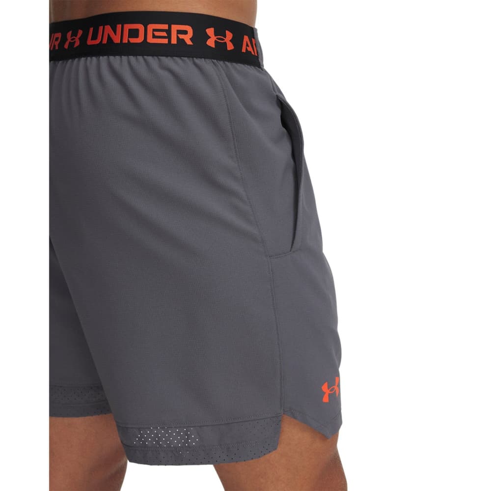 UA Vanish Woven 6in Shorts Castlerock, view: 2