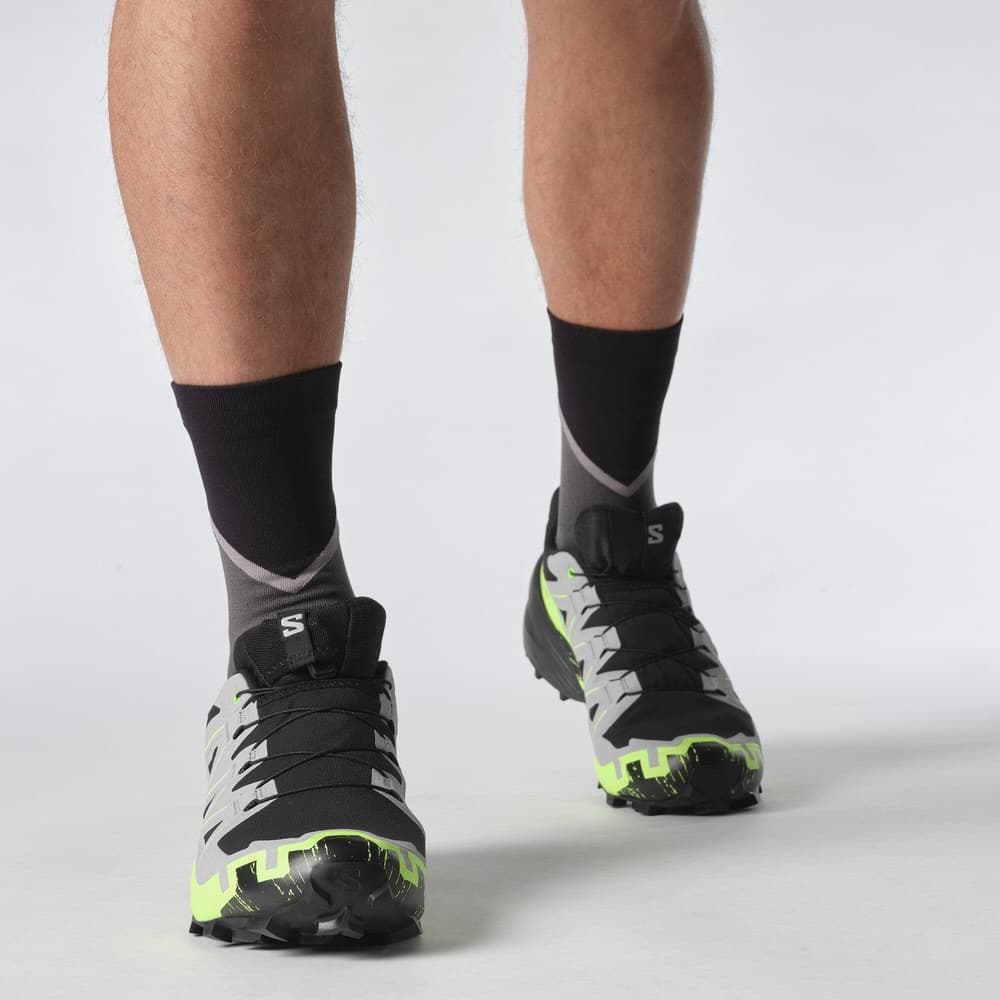 Speedcross 6 GTX Black/Alloy/Green Gecko, view: 6
