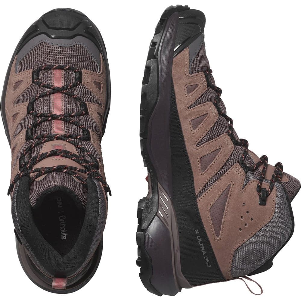 X Ultra 360 LTR Mid GTX W Peppercorn/Cognac/Hot Coral, view: 1