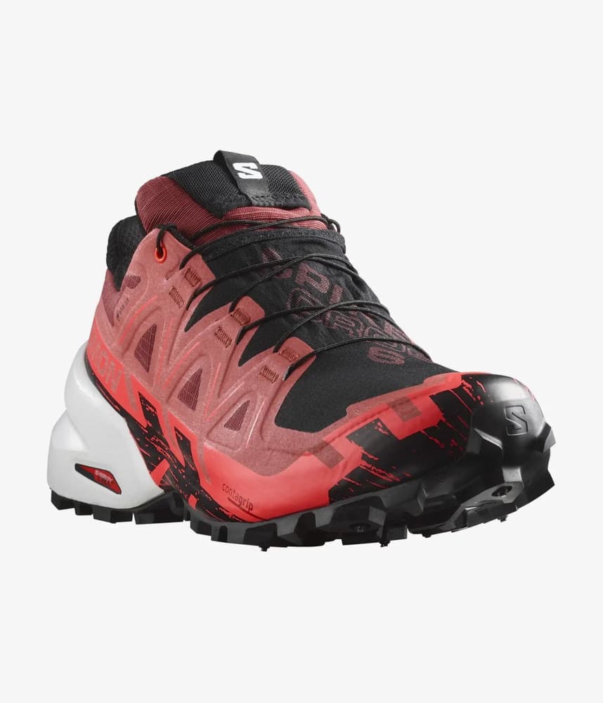 Spikecross 6 GTX Cow Hide/Black/Fiery Coral, view: 4