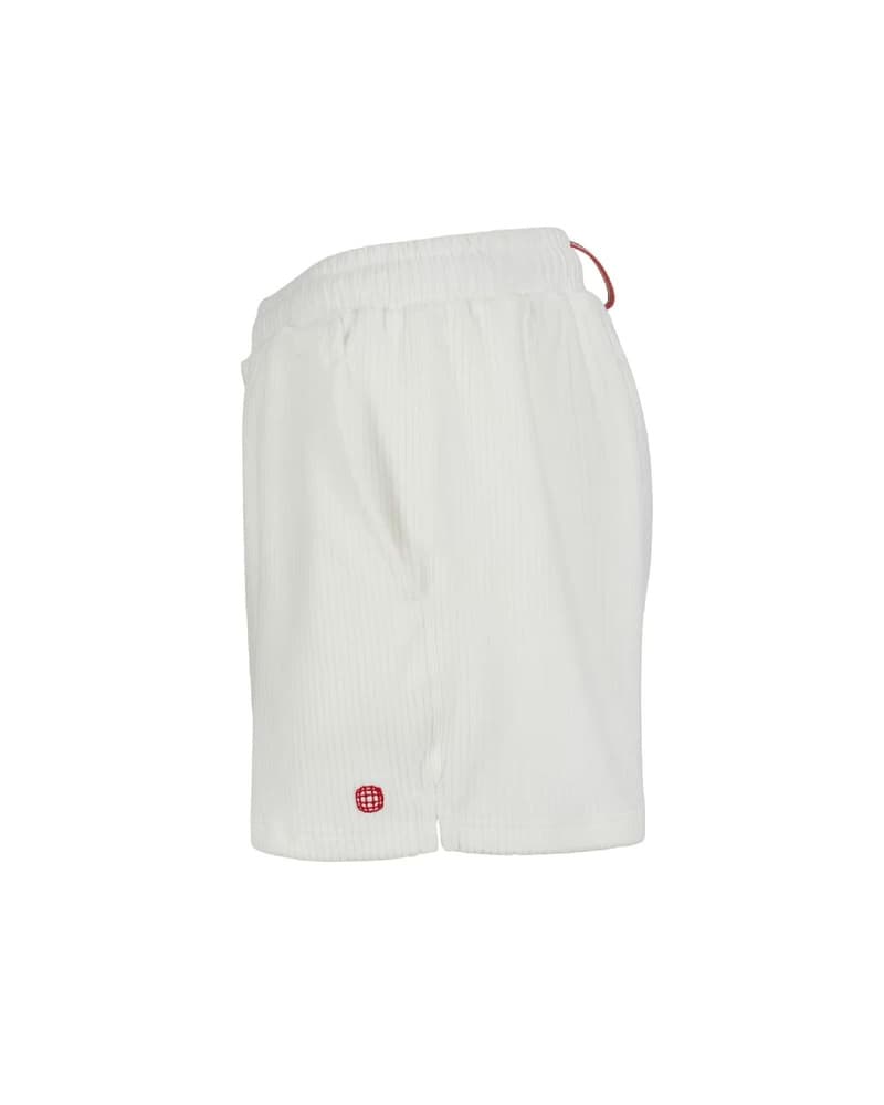 4incher Comfy Cord Shorts Womens White, view: 2