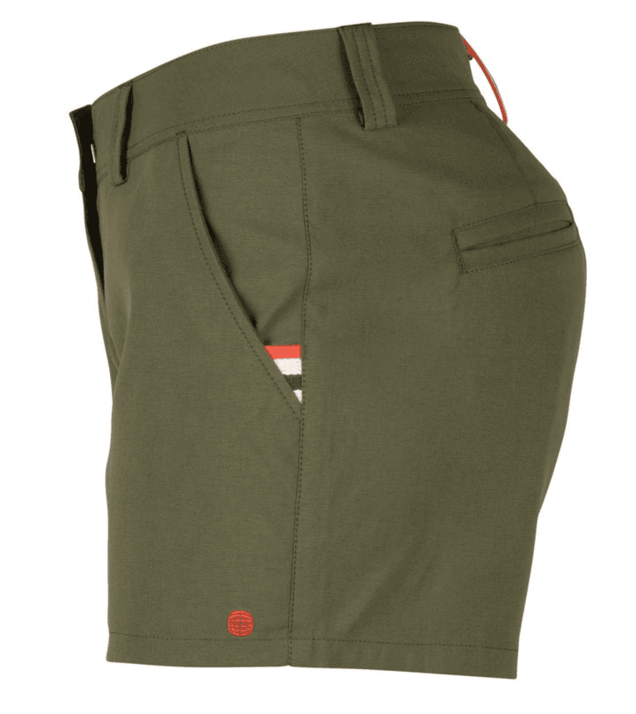 6Incher Deck Shorts Womens Spruce Green, view: 5