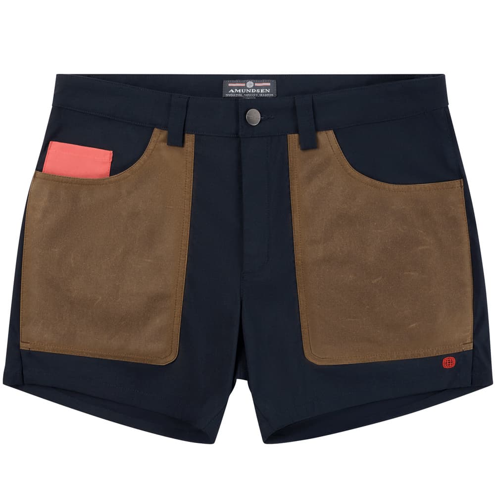 5Incher Field Shorts Mens Faded Navy/Tan, view: 0