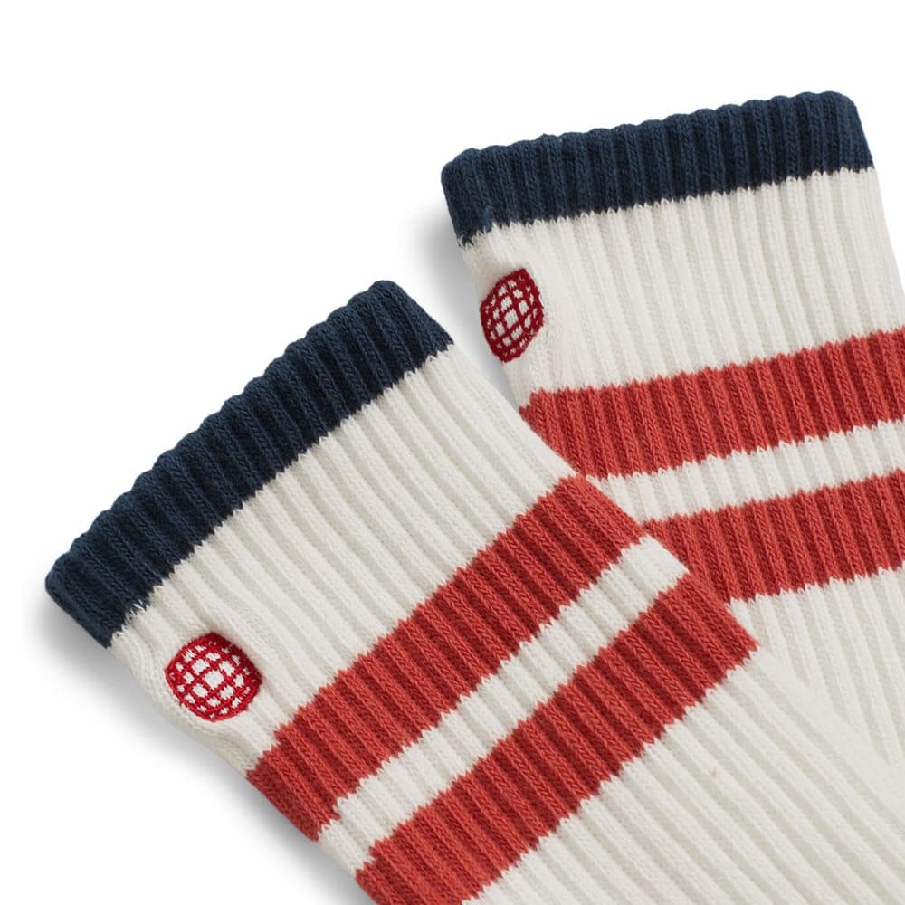 Oslo Crew Socks White/Red, view: 1
