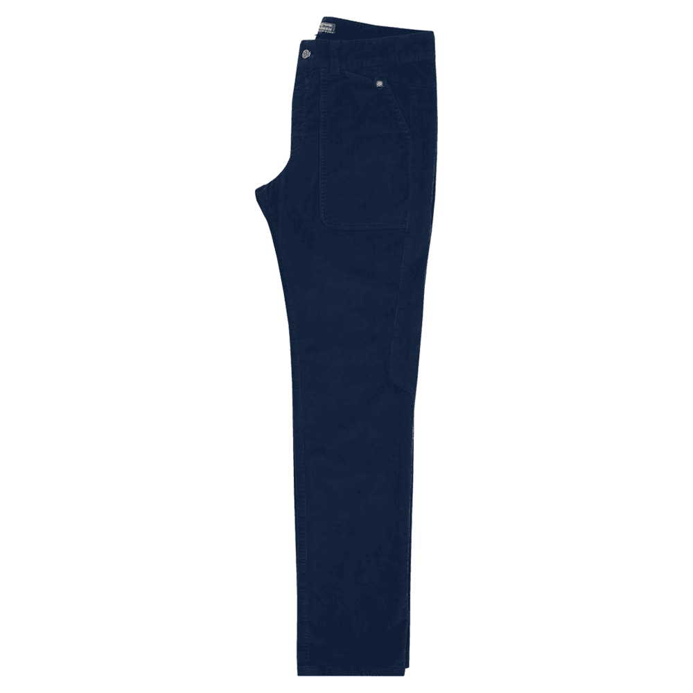 Fjordcord Slacks 16 Wale Mens Faded Navy, view: 2