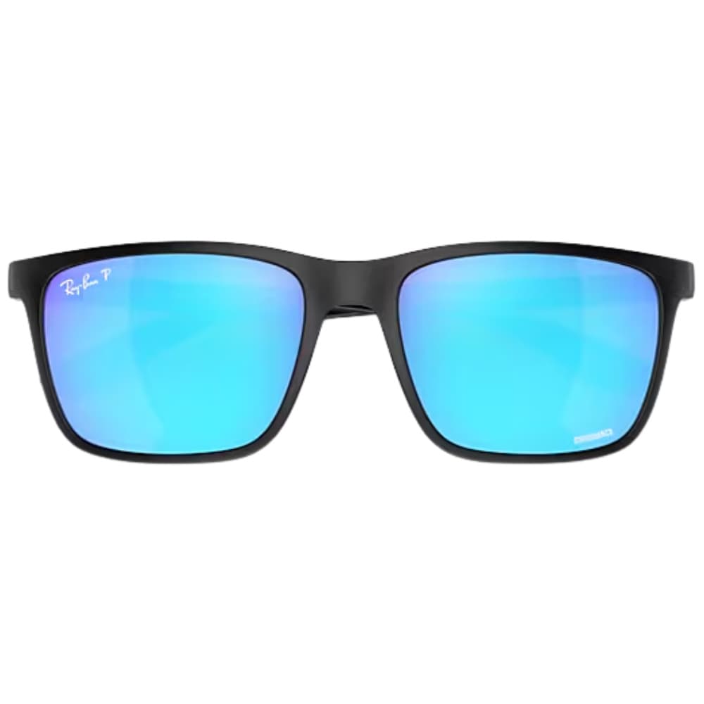 RB4385 Matte Black Green/Blue Chromance Polarized, view: 4