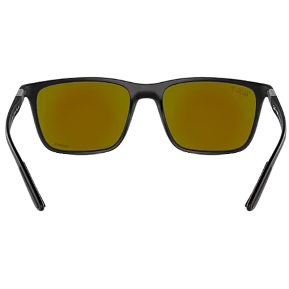 RB4385 Matte Black Green/Blue Chromance Polarized, view: 3
