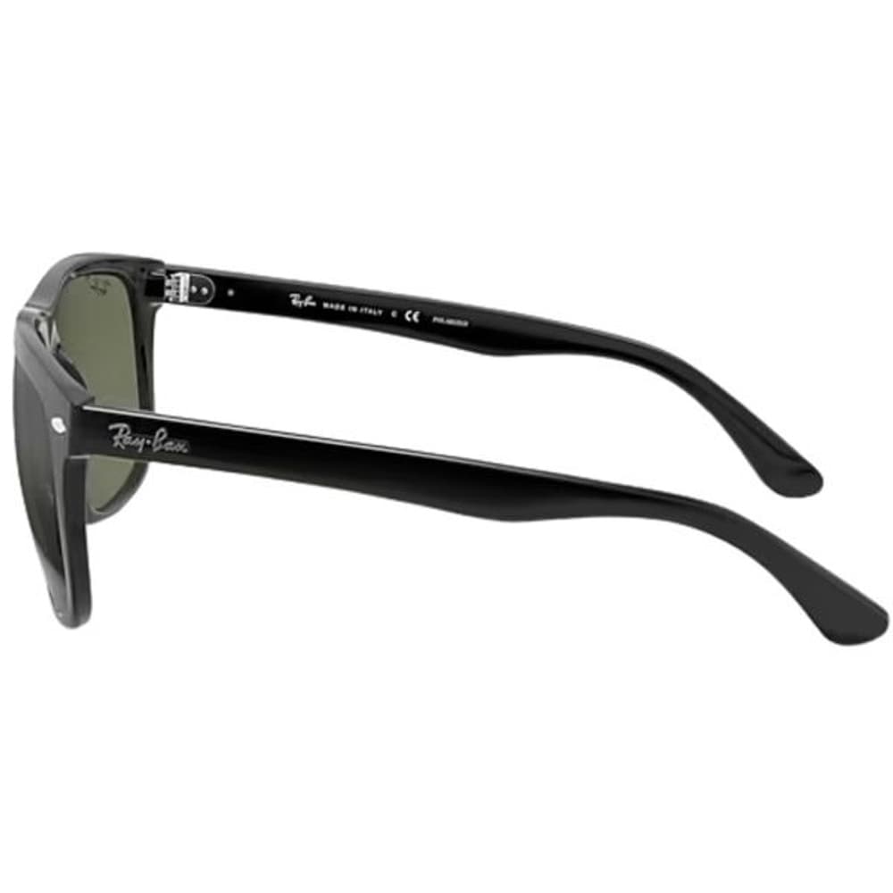 RB4147 Boyfriend Polished Black Dark Green Polarized, view: 2