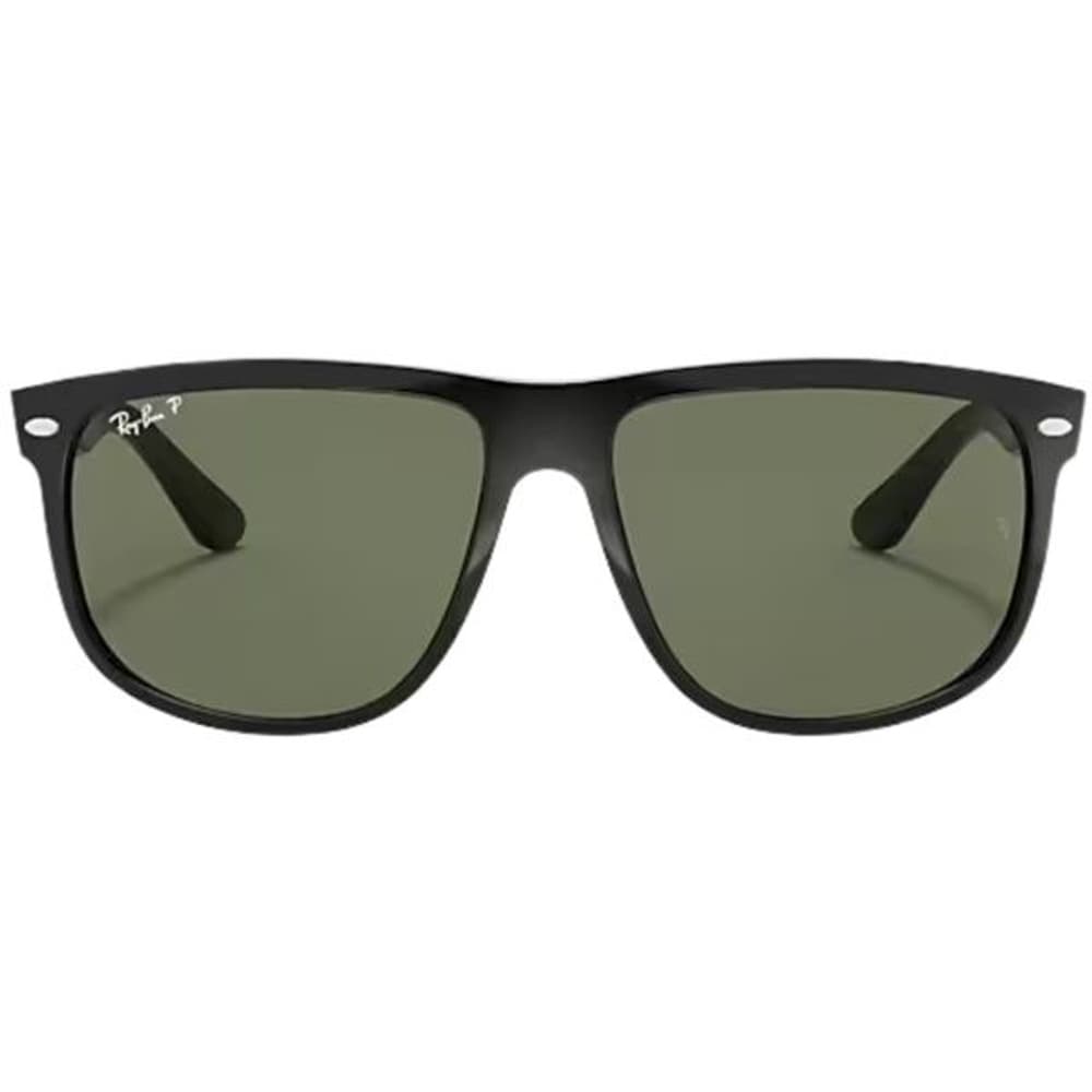 RB4147 Boyfriend Polished Black Dark Green Polarized, view: 1