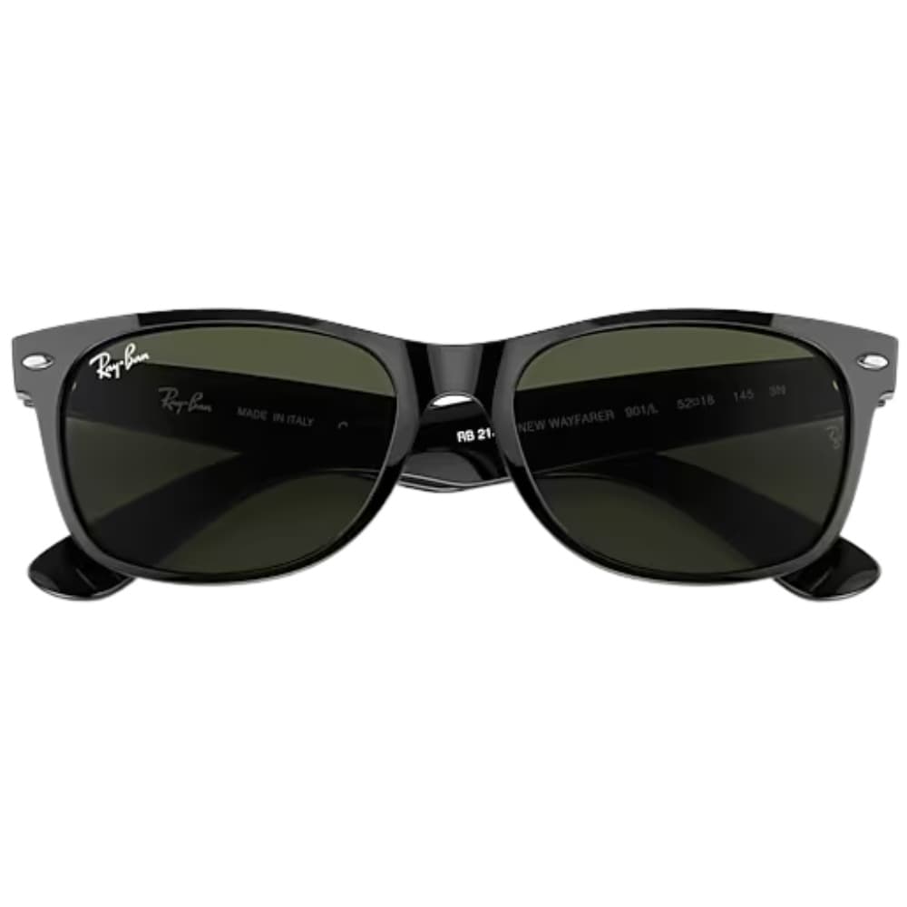 New Wayfarer Polished Black G-15 Green, view: 4