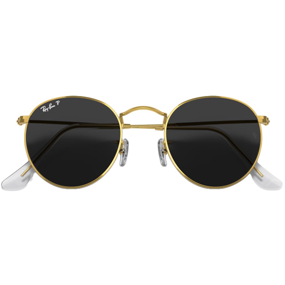 Round Metal Gold Black Polarised, view: 4