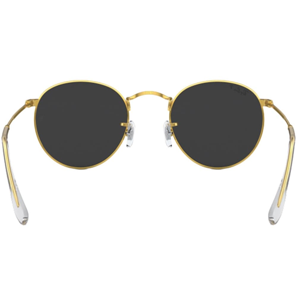 Round Metal Gold Black Polarised, view: 3