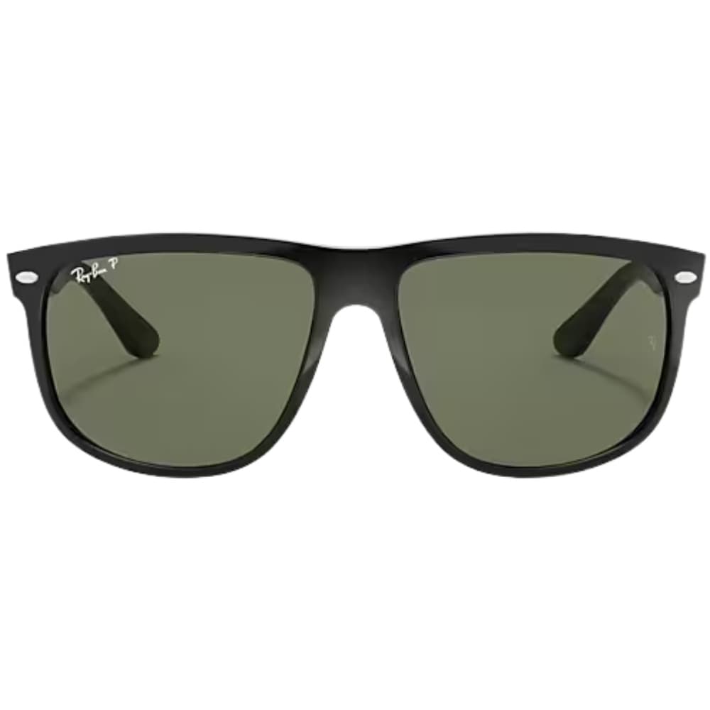RB4147 Boyfriend Polished Black Dark Green Polarized, view: 1