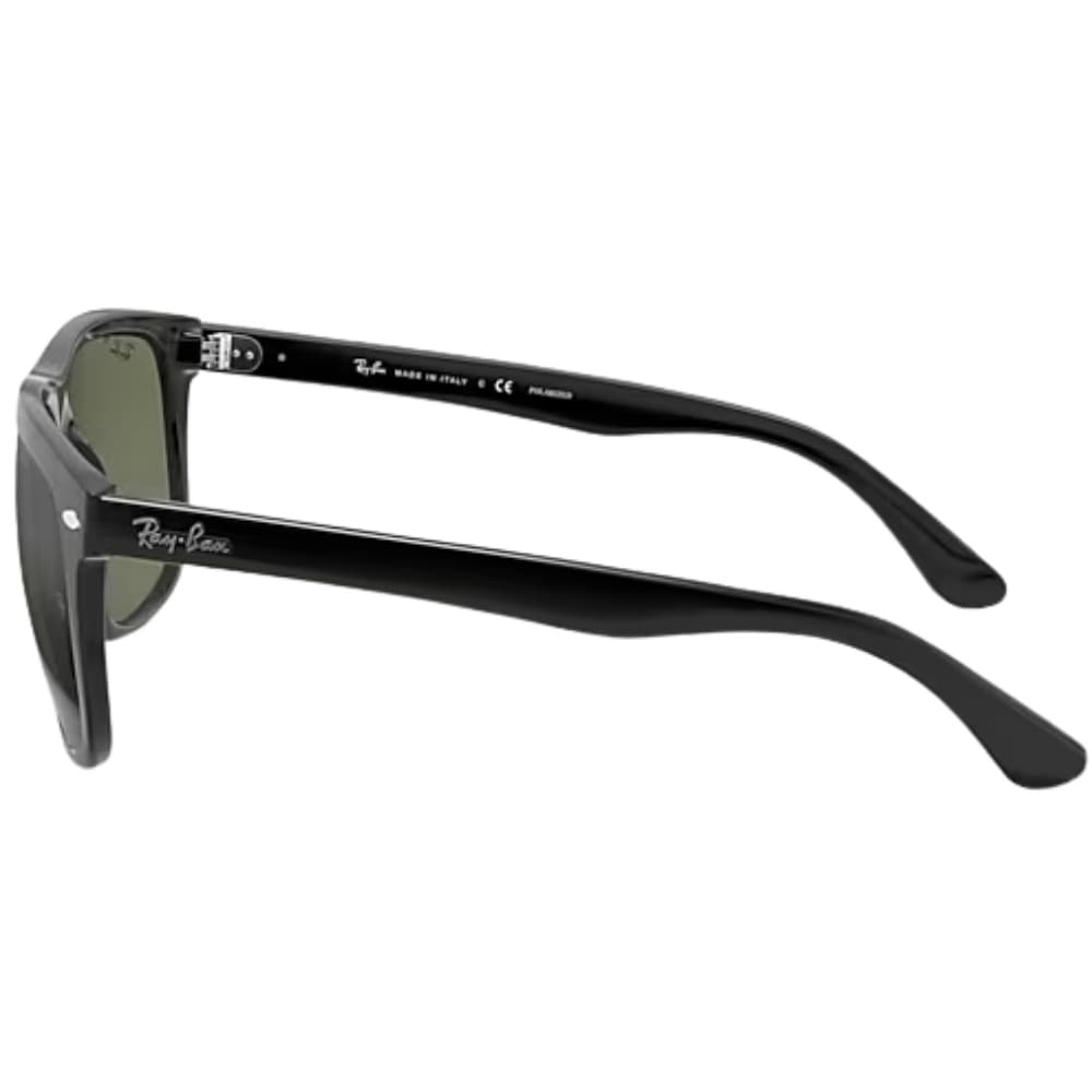 RB4147 Boyfriend Polished Black Dark Green Polarized, view: 2