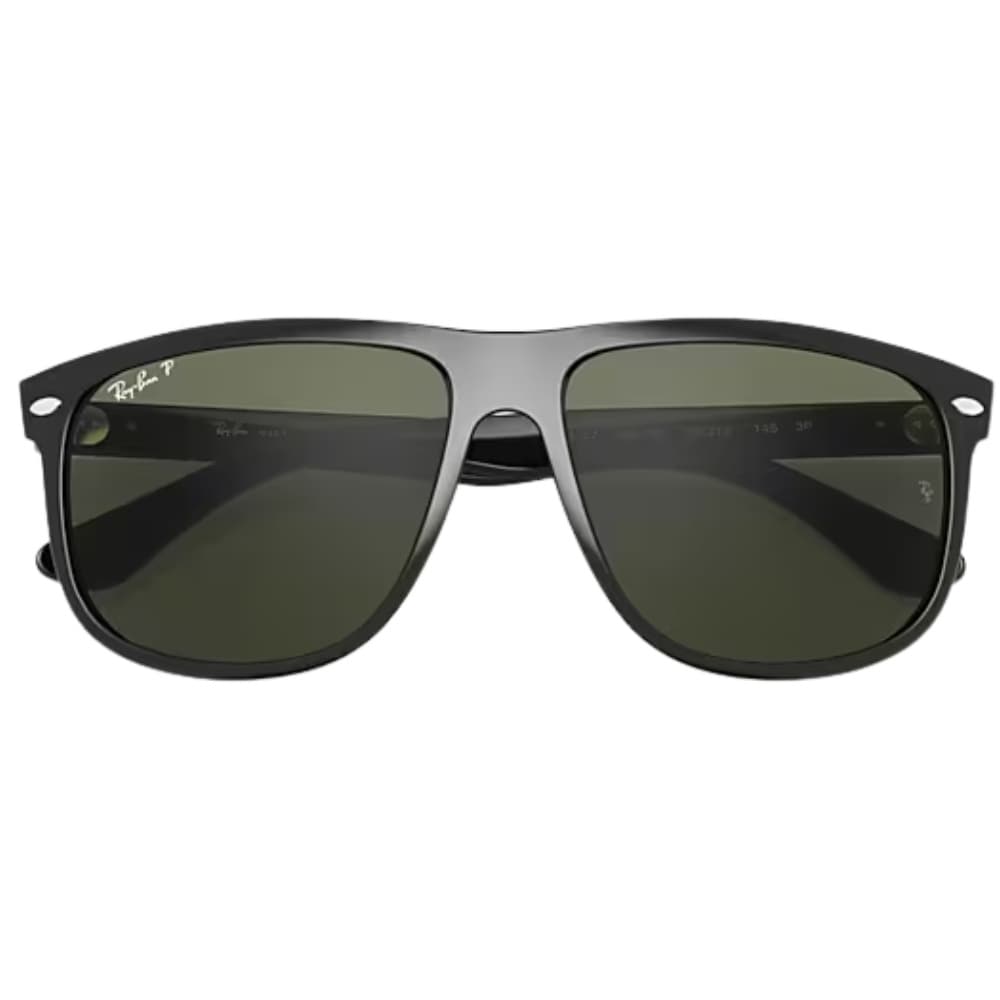 RB4147 Boyfriend Polished Black Dark Green Polarized, view: 4