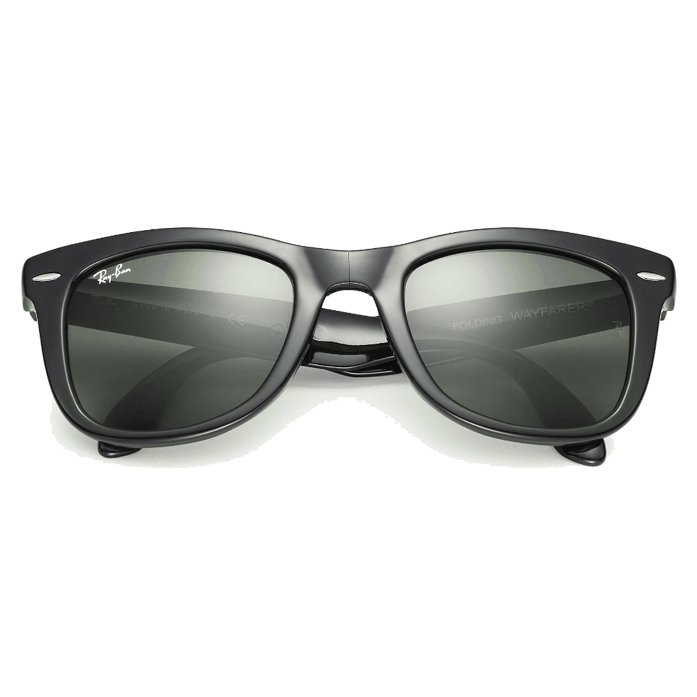 Folding Wayfarer Black G-15 Green, view: 3