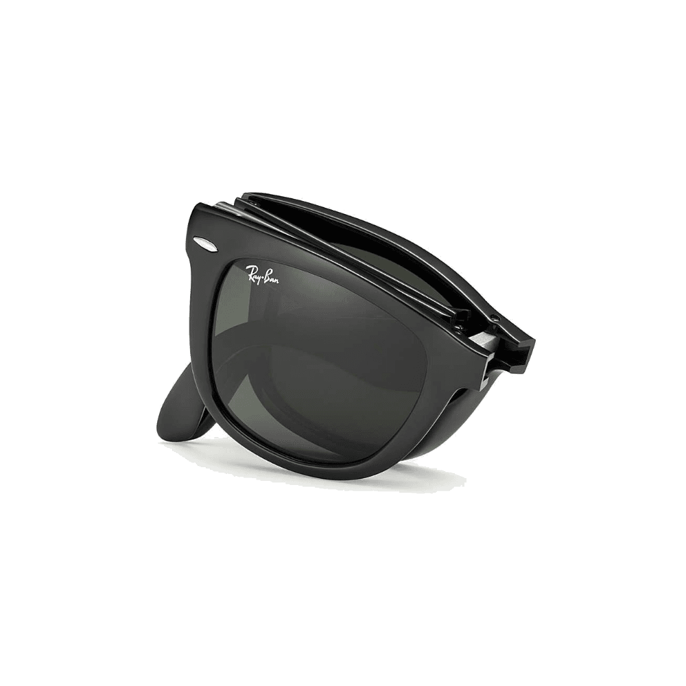 Folding Wayfarer Black G-15 Green, view: 2
