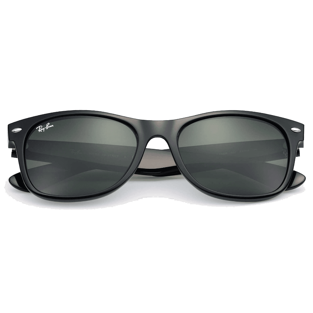 New Wayfarer Black Polished G-15 Green, view: 1