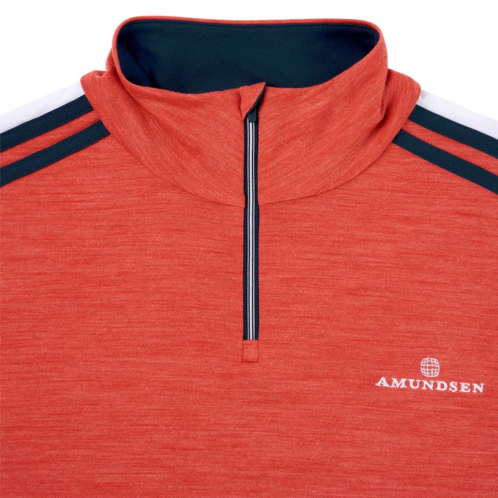5Mila Half-Zip Lines Weathered Red, view: 2