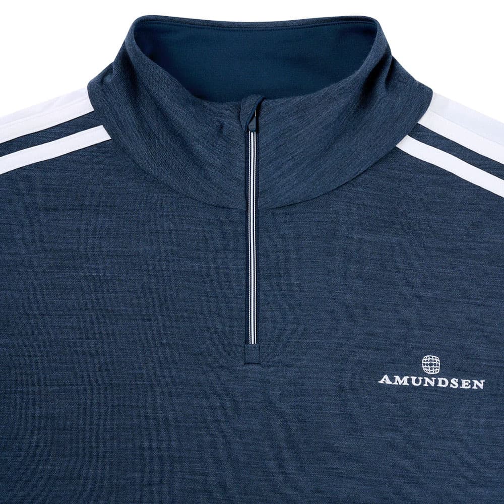 5Mila Half-Zip Lines Faded Navy, view: 2