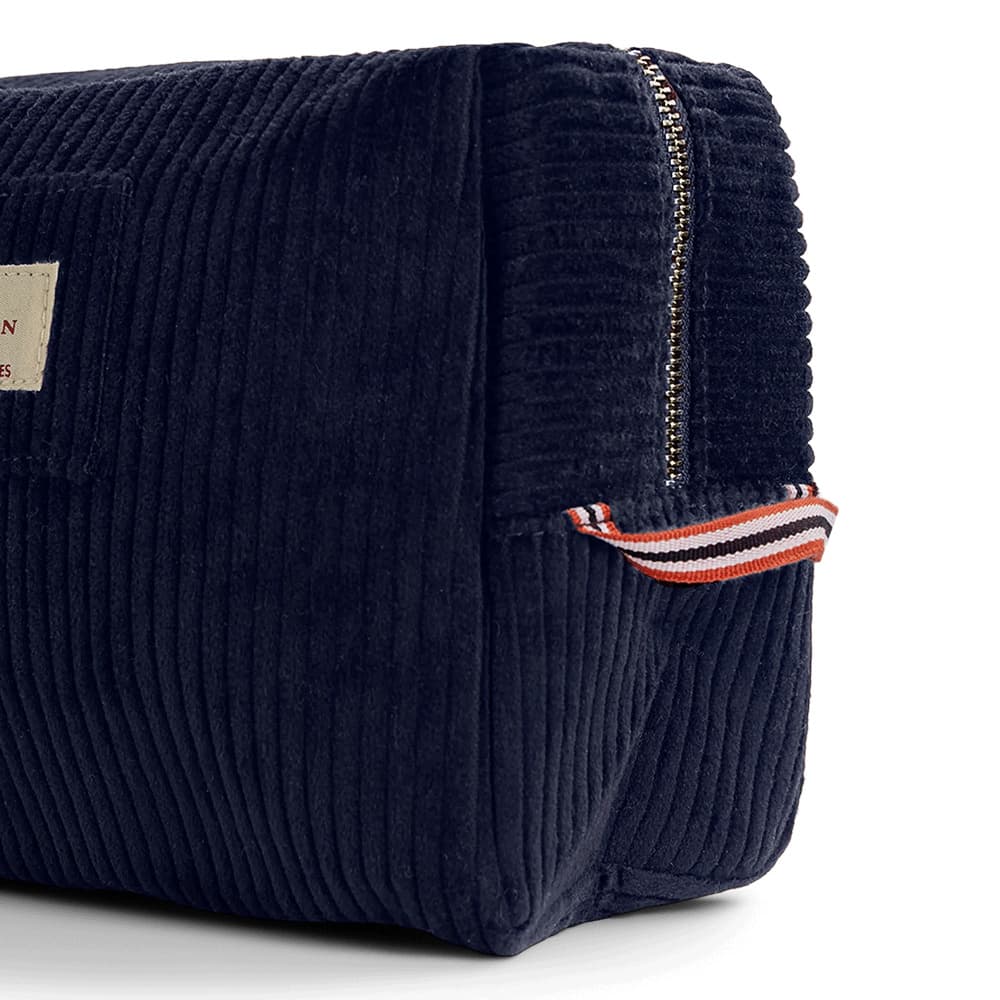 Wash Bag Corduroy Faded Navy, view: 2