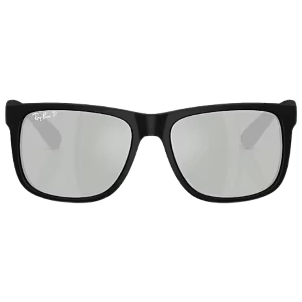 Justin Classic Matte Rubber Black Green Mirror Silver Polarized, view: 1